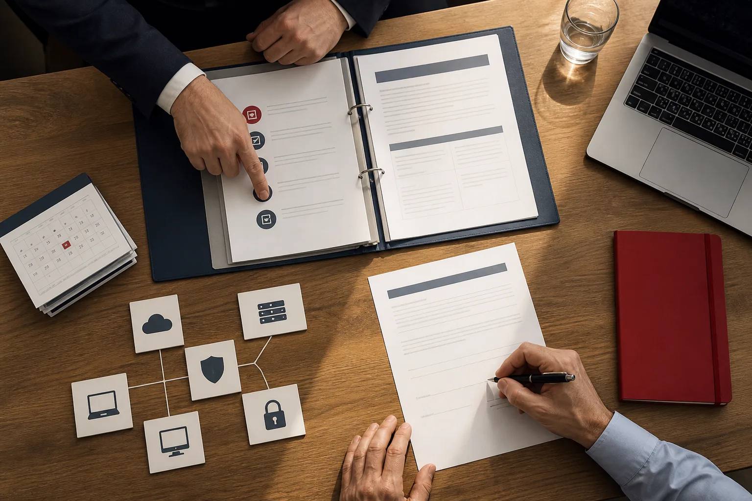 Contratto di assistenza informatica aziendale: cosa deve comprendere Responsabili aziendali che definiscono attività e priorità di un contratto di assistenza informatica