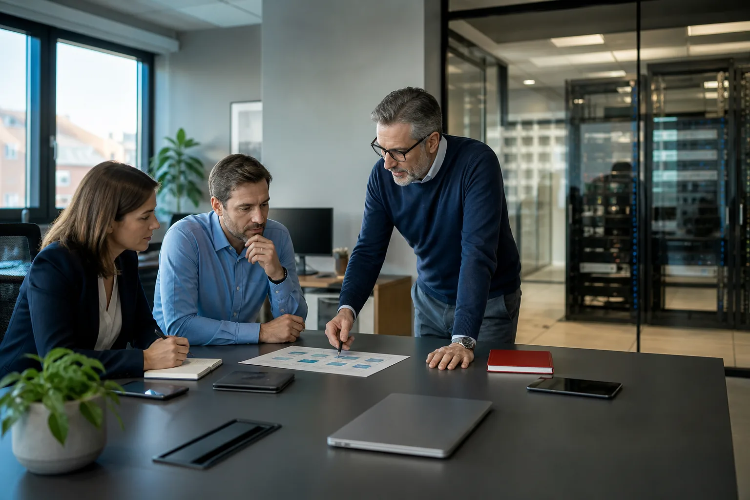 IT manager esterno: cosa fa e quando serve alle aziende IT manager esterno che coordina infrastruttura informatica e priorità con i responsabili di un'azienda