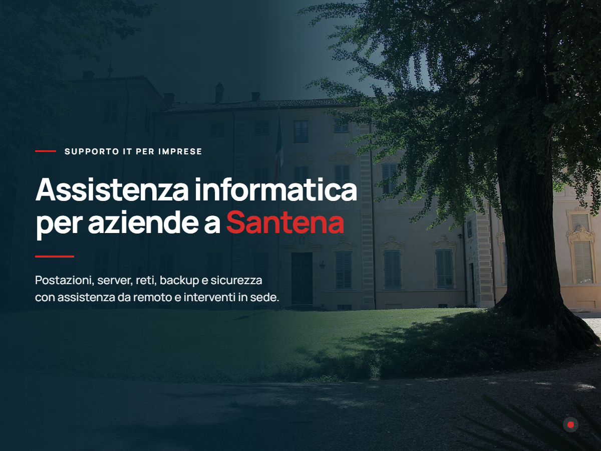 Assistenza informatica per aziende a Santena Presentazione dell'assistenza informatica per aziende di Santena