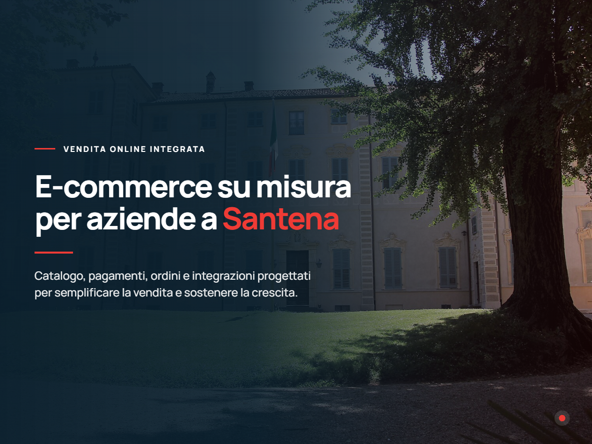 Realizzazione e-commerce per aziende a Santena Presentazione di realizzazione e-commerce per aziende di Santena