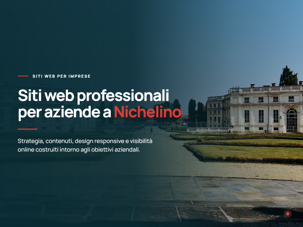 Presentazione di realizzazione siti web per aziende di Nichelino