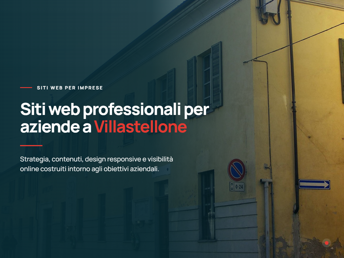 Realizzazione siti web per aziende a Villastellone Presentazione di realizzazione siti web per aziende di Villastellone