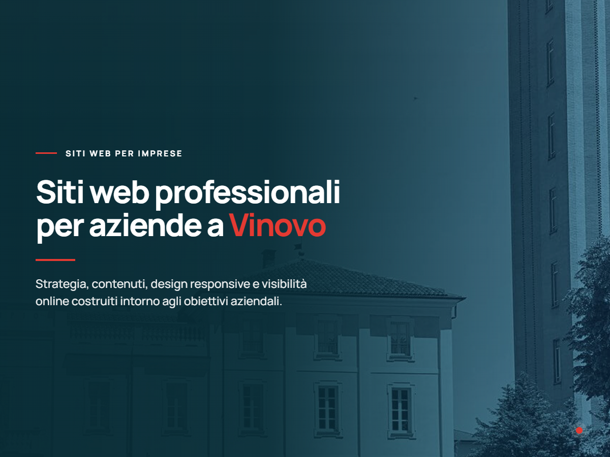 Realizzazione siti web per aziende a Vinovo Presentazione di realizzazione siti web per aziende di Vinovo